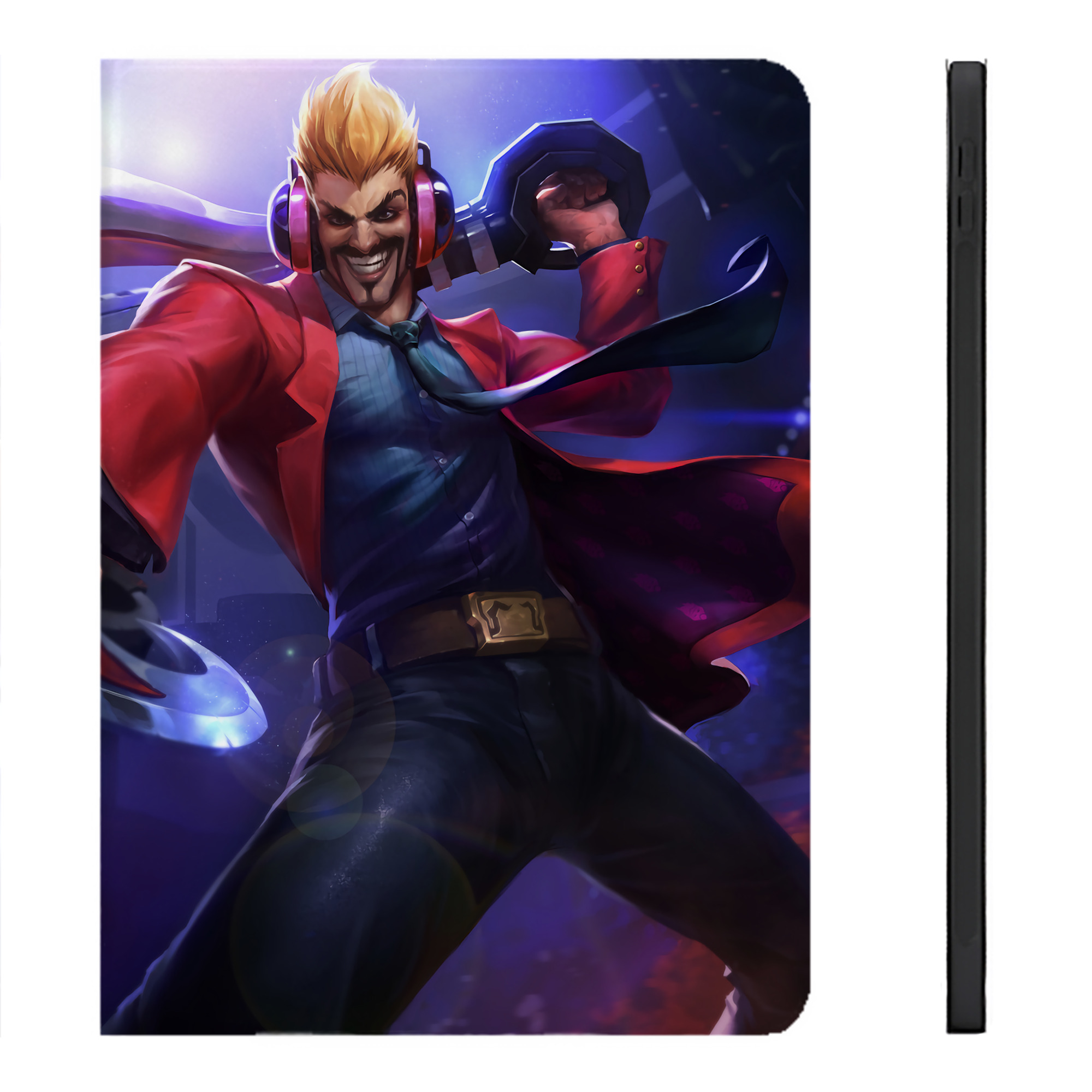 リーグ・オブ・レジェンド League of Legends LOL IPadケース ペンホルダー付き ブックスタイルデザイン